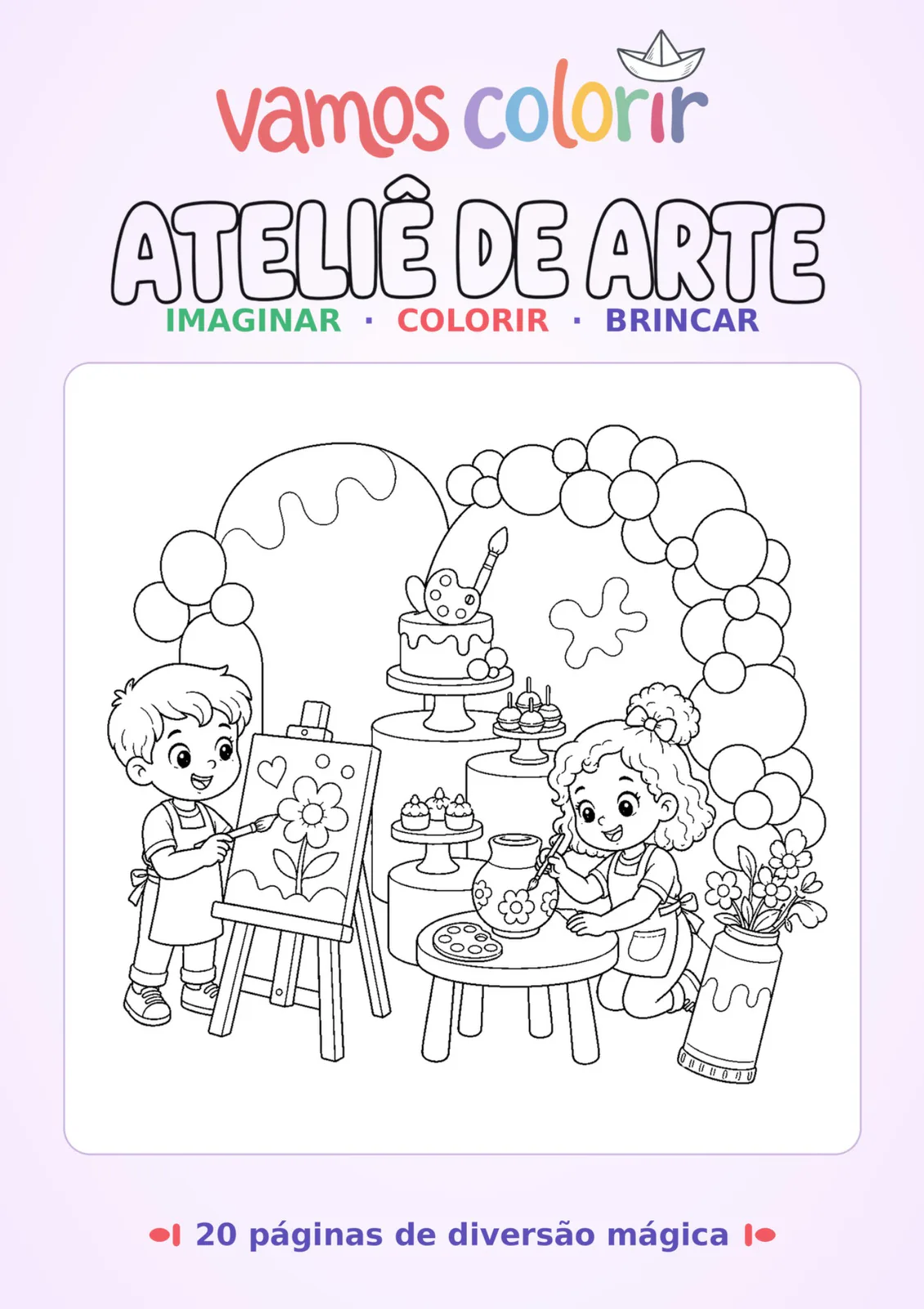 Ateliê de Arte para imprimir