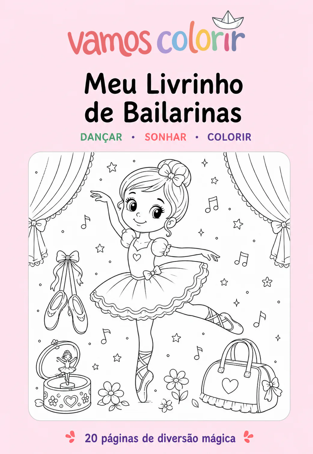 Meu Livrinho de Bailarinas para imprimir