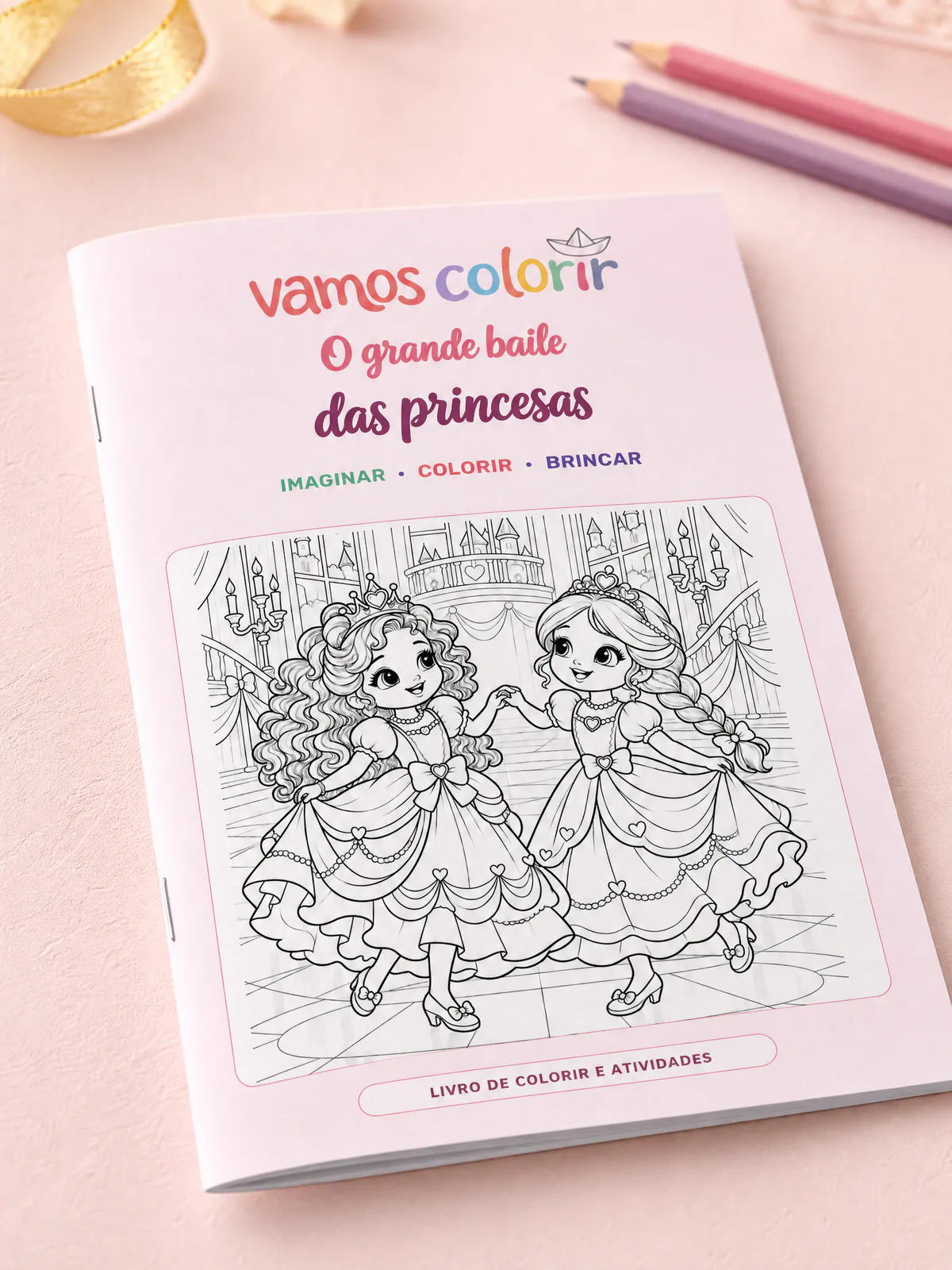 O Grande Baile das Princesas para imprimir